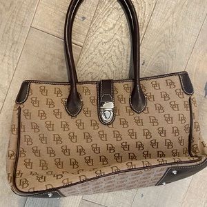 Dooney & Burke monogram shoulder bag